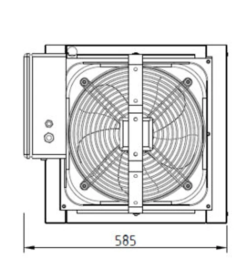 Электрический тепловентилятор Греерс ЕС-12 (12,12 кВт)