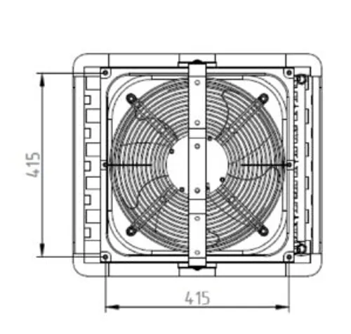 Водяной тепловентилятор Греерс ВС-1220ЕСМ (24,4 кВт)