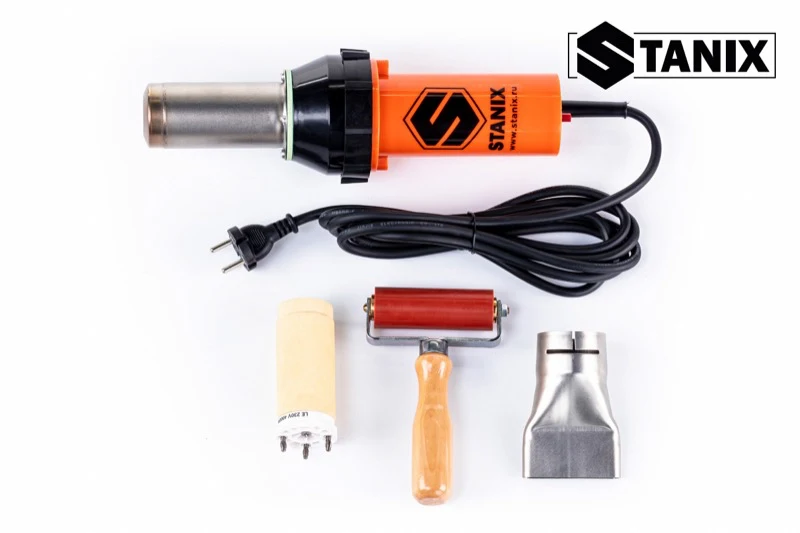 Изображение Сварочный фен Stanix Evo 3400ST комплект для сварки внахлёст