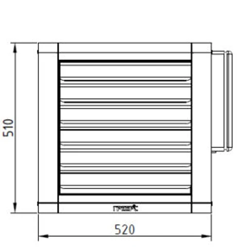 Электрический тепловентилятор Греерс ЕС-12 IP54 (12,12 кВт)