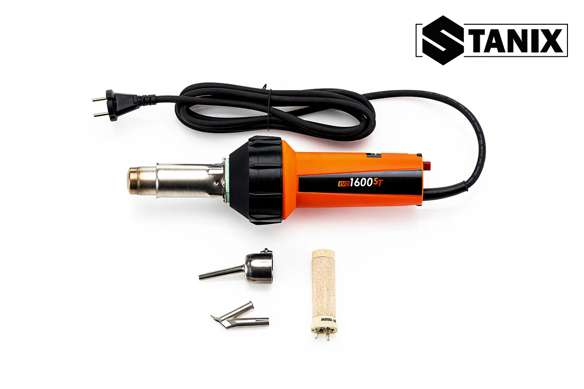Изображение Сварочный фен Stanix Evo 1600ST комплект для сварки пластика