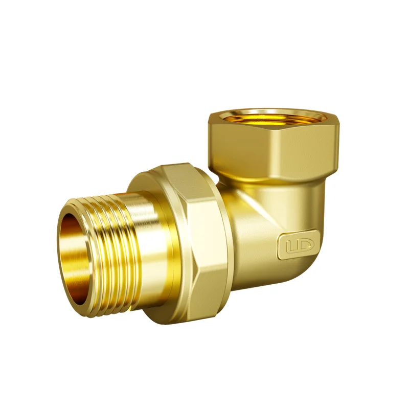 Сгон разъемный угловой (американка) LD Pride DN 20 (3/4") ВР/НР латунь