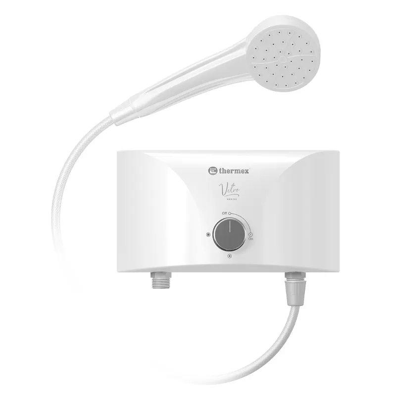 Изображение Водонагреватель электрический проточный Thermex Vetro 5500 tap (5,5 кВт)