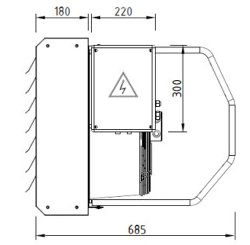 Изображение Электрический тепловентилятор Греерс ЕС-21 (21,26 кВт)