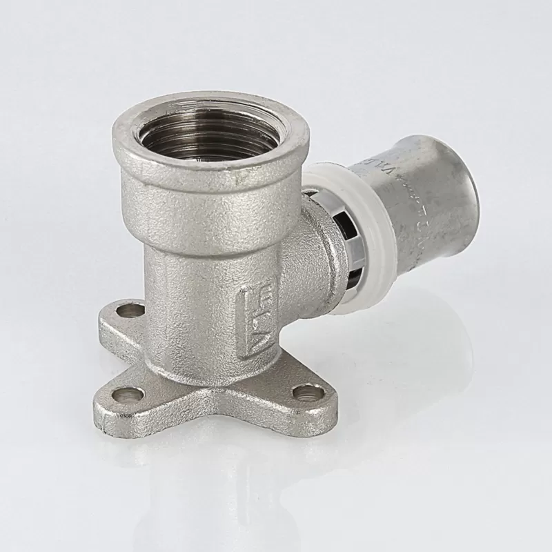 Изображение Пресс угольник водорозетка с креплением Valtec 16 мм х 1/2"