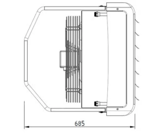 Водяной тепловентилятор Греерс ВС-3275 (85,5 кВт)
