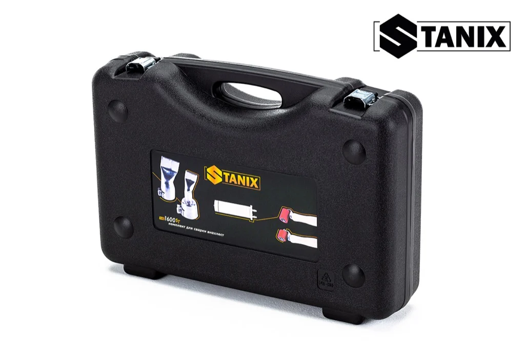 Изображение Сварочный фен Stanix Evo 1600ST комплект для сварки внахлёст