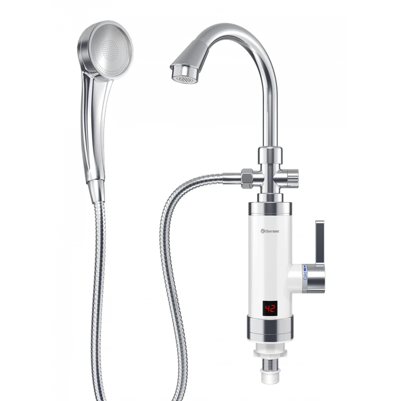 Изображение Водонагреватель проточный электрический Thermex Focus 3000 (3 кВт)