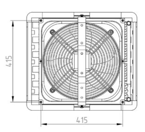 Водяной тепловентилятор Греерс ВС-1320С (24,1 кВт)