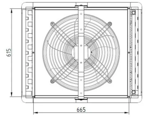 Водяной тепловентилятор Греерс ВС-33100 (119,1 кВт)