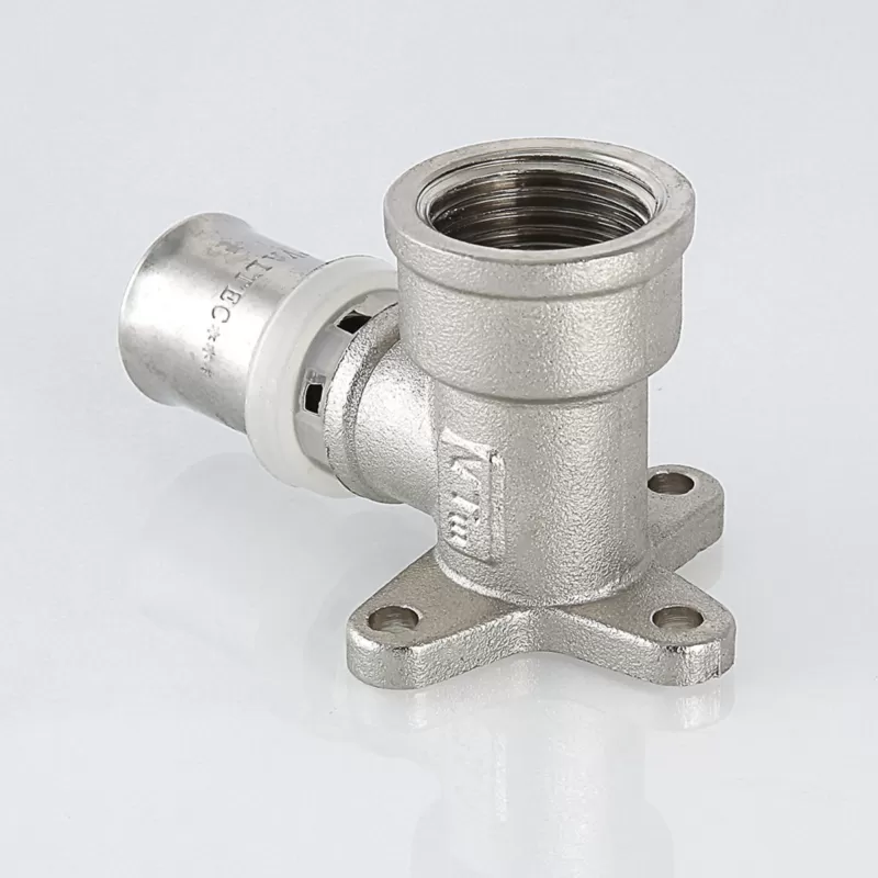 Изображение Пресс угольник водорозетка с креплением Valtec 16 мм х 1/2"