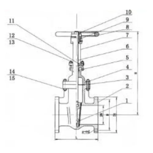 Задвижка стальная фланцевая 30с41нж Ду 500 Ру 16