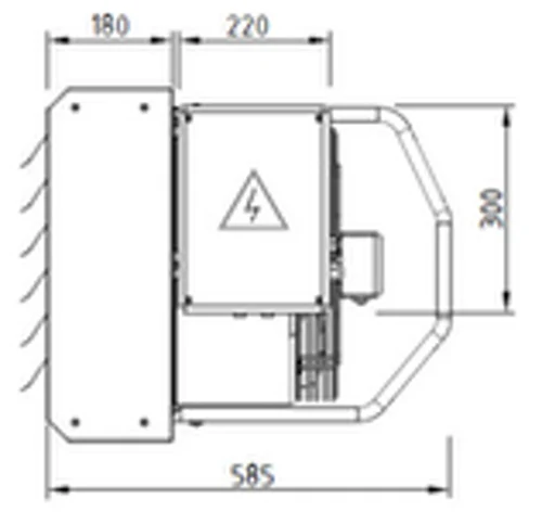Изображение Электрический тепловентилятор Греерс ЕС-21 IP54 (21,26 кВт)