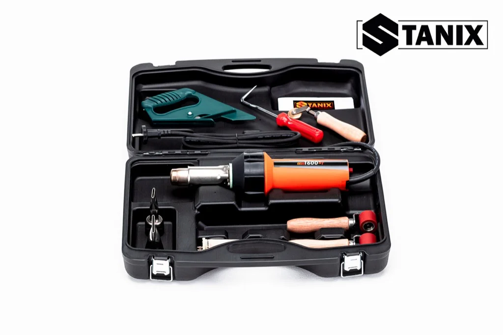 Изображение Сварочный фен Stanix Evo 1600ST комплект для сварки кровли