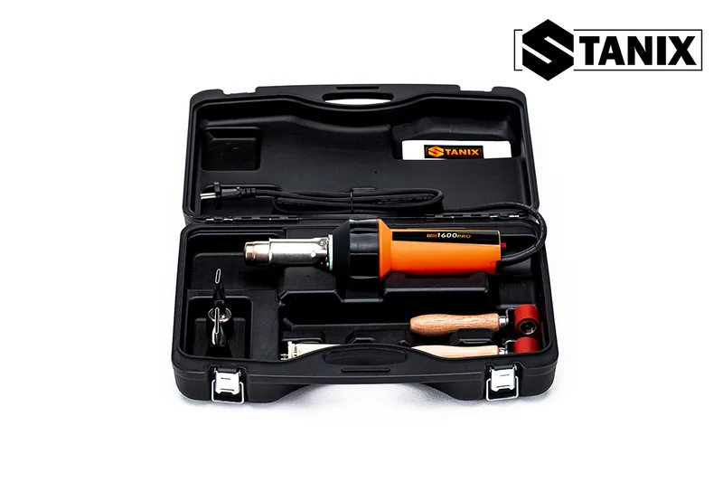 Изображение Сварочный фен Stanix Evo 1600 Pro комплект для сварки внахлест