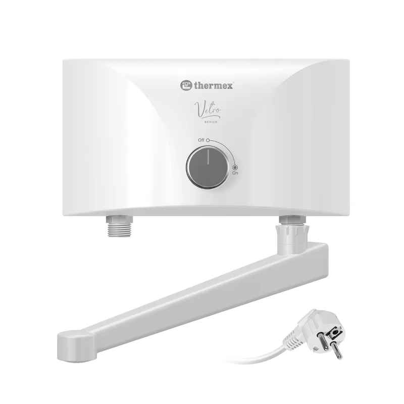 Изображение Водонагреватель электрический проточный Thermex Vetro 3500 shower (3,5 кВт)