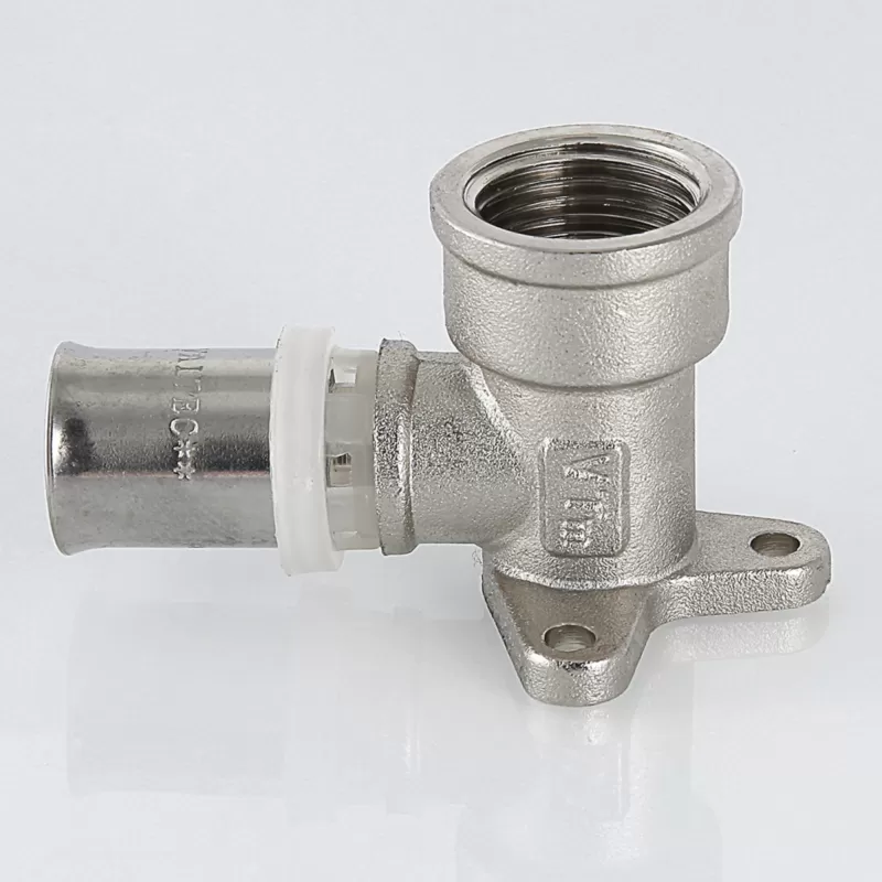 Изображение Пресс угольник водорозетка с креплением Valtec 16 мм х 1/2"