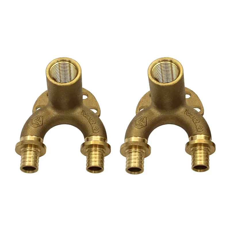 Изображение Водорозетка аксиальная латунная проходная Vieir 16 X 2,2 - Rp 1/2″