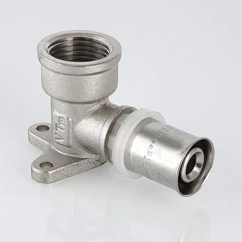 Изображение Пресс угольник водорозетка с креплением Valtec 16 мм х 1/2"