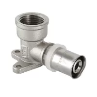 Изображение Пресс угольник водорозетка с креплением Valtec 16 мм х 1/2"