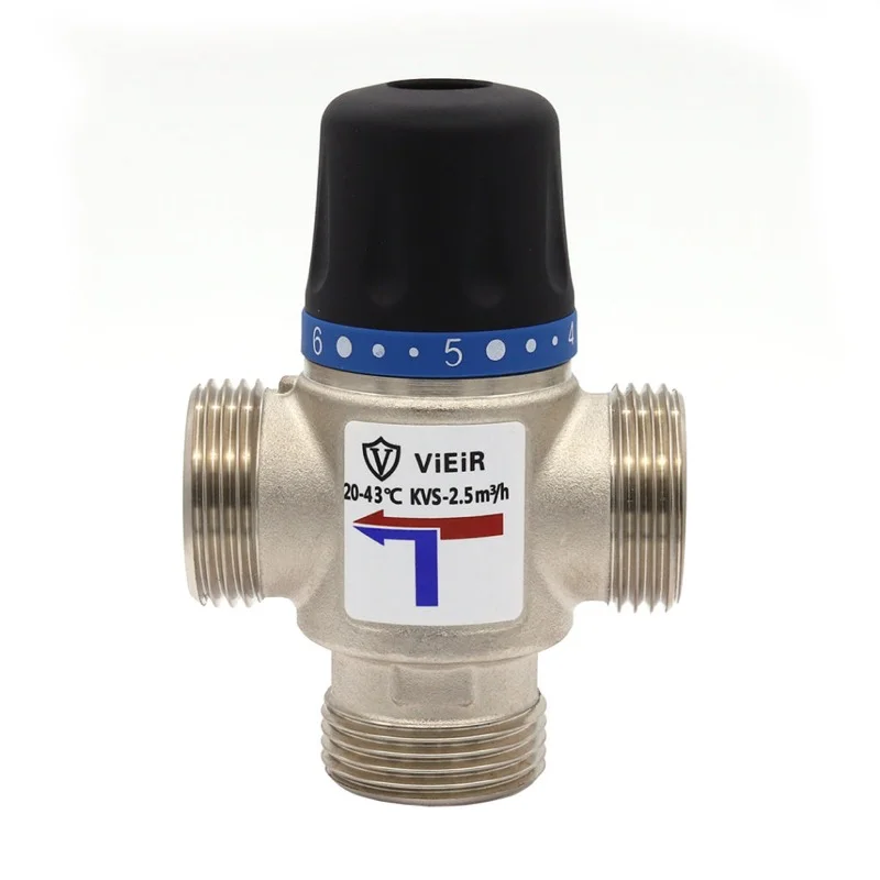 Изображение Термостатический смесительный клапан Vieir 1" 20-43°С KVs 2.5 (VR180)