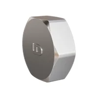 Заглушка для труб LD Pride DN 50 (2") ВР латунь никель