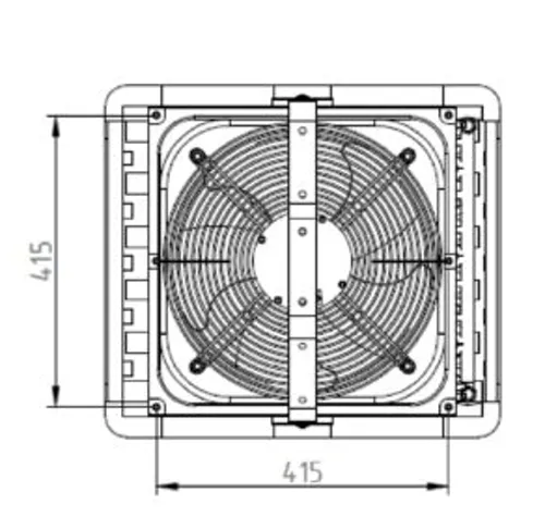 Водяной тепловентилятор Греерс ВС-1110ЕСМ (13,5 кВт)
