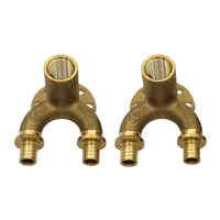 Изображение Водорозетка аксиальная латунная проходная Vieir 16 X 2,2 - Rp 1/2″