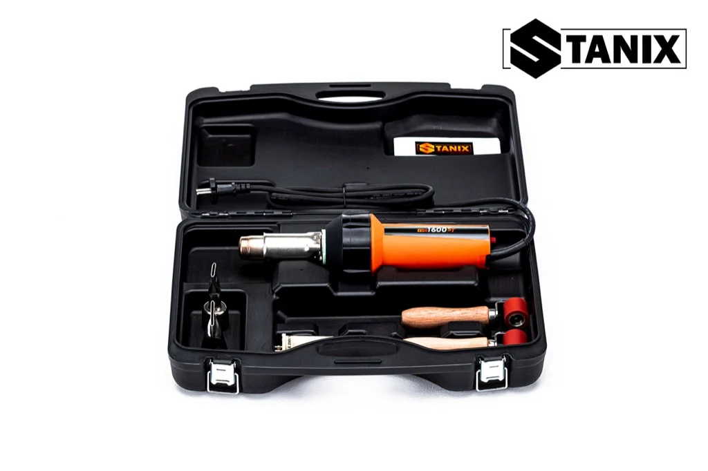 Изображение Сварочный фен Stanix Evo 1600ST комплект для сварки внахлёст