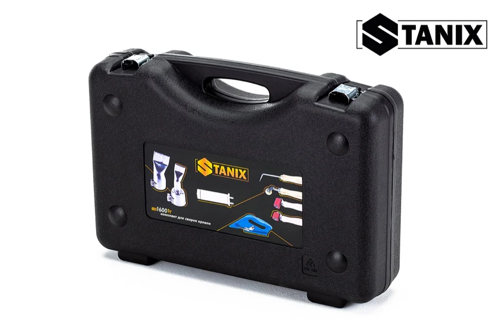 Изображение Сварочный фен Stanix Evo 1600ST комплект для сварки кровли